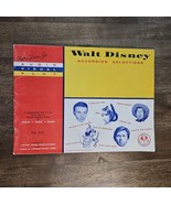 Walt Disney Accordion Selections 1957 Printing, No Record - $20.60 CAD