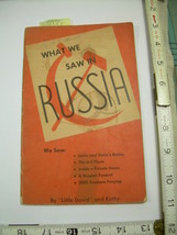 David, Kathy Walker 1960 What We Saw in Russia * Iron Curtain Travel Bio + Pics - £42.37 GBP