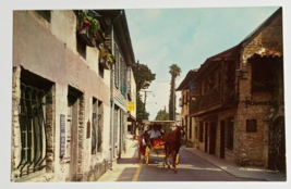 George Street Horse &amp; Carriage St Augustine Florida FL Koppel UNP Postcard 1970s - £3.90 GBP
