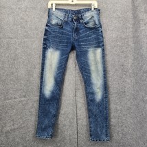 Buffalo David Bitton Jeans Mens 30x32 Straight Stretch Distressed Stained Acid - $18.50