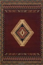 Petra-1&#39;10&quot;x3&#39; Rug With Stain-Resistant Fibers Tuscan Polypropylene - £18.60 GBP