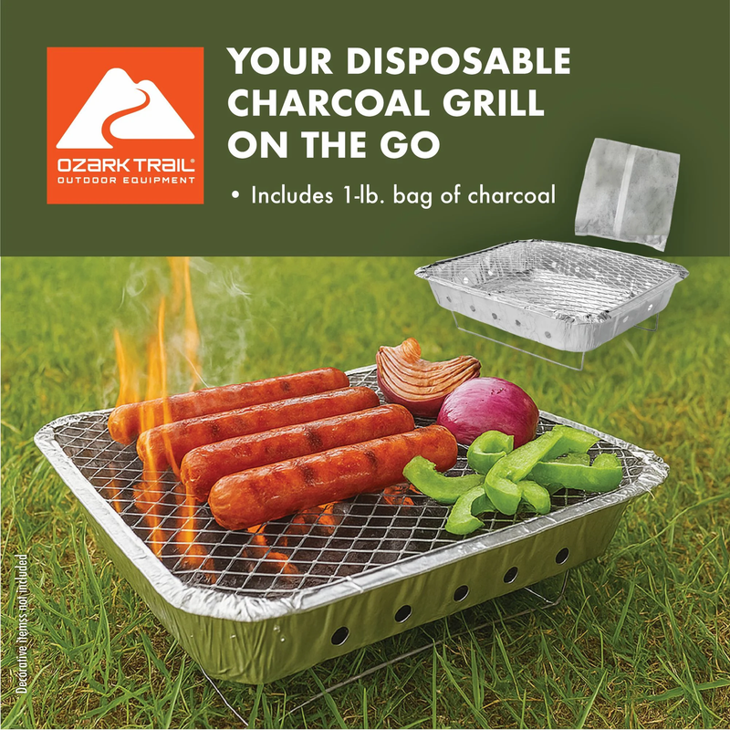 Disposable Instant Charcoal Grill with 540G Charcoal Content Item image 4