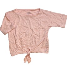 Harper Canyon Pink Tie Front Tee Size 5 New - £9.31 GBP