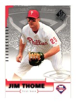 2004 SP Authentic #85 Jim Thome Philadelphia Phillies - £2.38 GBP