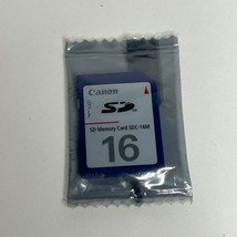 NEW Genuine Canon 16MB MEGABYTE SDC-16M SD Camera Memory Card - $18.73