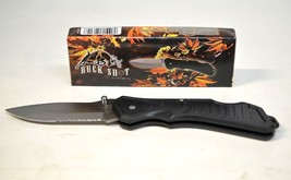 - Buckshot Cutlery High Quality Matte Black / Stainless Steel Blade - $5.90