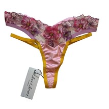 For Love &amp; Lemons Floral Thong Panty New XXS - £28.44 GBP