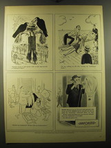 1950 Cluett, Peabody & Co Sanforized Fabric Ad - cartoons by: Wolfe, Syd Hoff - £14.61 GBP