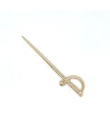 Tiffany and Co. Vintage 14K Gold Sword-Shaped Toothpick/Martini Cocktail... - $21,795.79 MXN