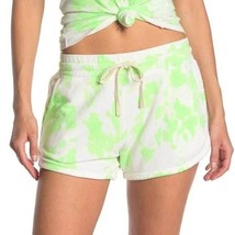 Sundry Pop Lime Tie Dye Drawstring Dolphin Terry Shorts Size 1 Small 4/6 - $30.00