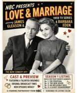 RARE CLASSIC TV SERIES LOVE &amp; MARRIAGE (1959) WITH BONUS FEATURES - $40.95