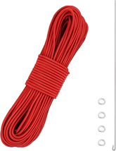 BRILLIANCE4U Tent Pole Shock Cord 60Ft, Elastic Bungee Cord, Replacement... - £14.24 GBP