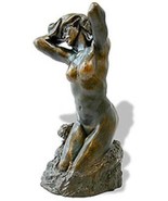 THE BATHER by RODIN 1885 Toilette De Venus Statue Sculpture Bronze Finis... - $44.62