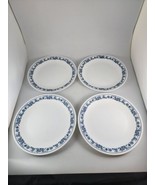 Vintage Set of 4 Corelle 0LD TOWNE BLUE ONION  10-1/4&quot; Dinner Plates - £14.89 GBP