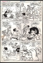 Millie The Model  #184 Page 4-Original Comic Art-1970-Good Girl Art-Code Seal-FN - £186.82 GBP