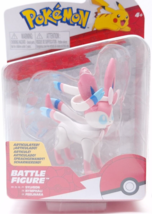 Pokemon Sylveon Battle Figure Action Figure Jazwares Nintendo Articulated - £33.43 GBP