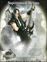 The Misfits Jerry Only 2002 Dean Markley Bass guitar strings ad print - £3.30 GBP