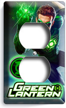 Green Lantern Superhero Earth Guardian Ring Outlet Wall Plate Boys Bedroom Decor - £8.16 GBP