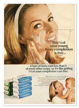 Ivory Soap Complexion Pretty Blue-Eyed Blonde Vintage 1968 Full-Page Mag... - $9.70
