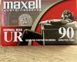 Maxell UR-90 Blank Audio Cassette Tape - Type 1 New Sealed - $9.49