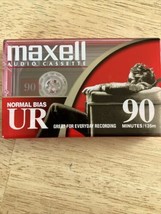 Maxell UR-90 Blank Audio Cassette Tape - Type 1 New Sealed - $9.49