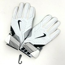 Nike D-Tack Lineman Football Gloves-NFL Men&#39;s 3XL WHITE -BRAND NEW-RETAI... - £23.69 GBP