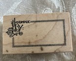 TAG Handmade By: Rubber Stamp PSX 1984 D-456 Gift tag food, clothing, ca... - £9.58 GBP