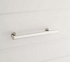 New 6&quot; Polished Nickel Strasbourg Solid Brass Cabinet Pull by Signature Hardware - £13.32 GBP