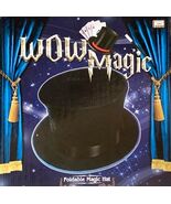 Eddys Wow Black FOLDING MAGIC TOP HAT Adult Magician Secret Trick Prop Accessory - $28.47