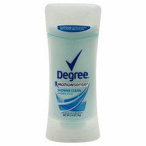 Degree Deodorant Womens Motion Sense Shower Clean Invisible Solid 2.6oz - £15.02 GBP