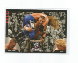 John CENA/ Edge 2008 Topps Wwe Ultimate Rivals Card #21 - £3.94 GBP