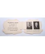 Vtg Testimonial &#39;57 Sheraton-Astor Hotel New York Pierce Cauldwell Odd E... - $19.99