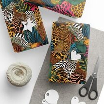 Animal Stripes Print Premium Eco Friendly Decorative Gift Wrapping Paper  - $19.80+