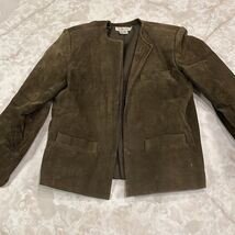 Talbots Women's Size 6 Blazer  Brown Long Sleeve Cotton - $17.94