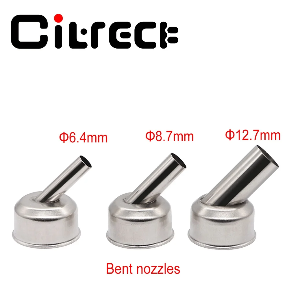 ATTEN  45 Degree Bent Curved Nozzle Hot Air Station Nozzles for ATTEN ST-862D BG - £45.39 GBP