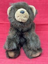 The Bearington Collection Brown Lying Teddy Bear Plush 12&quot; Toy Stuffed Animal - £15.65 GBP