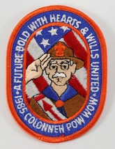 Vintage 1985 Colonneh 137 Pow Wow Baden Orange WWW OA Boy Scout Camp Patch - £9.31 GBP