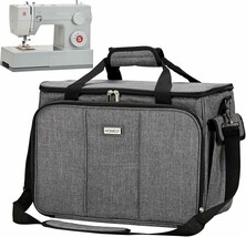 HOMEST Sewing Machine Carrying Case with Multiple Storage Pockets, Unive... - $55.99