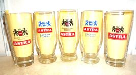 5 Astra Bavaria St.Pauli Hamburg Multiples German Beer Glasses - £15.38 GBP