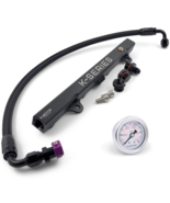Fuel Rail Kit With 6AN Line - For Honda Civic Si 2006-2015 K20 K24 | K-MOTOR - $242.04 CAD