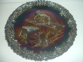 Fenton Carnival Glass 1970 First Issue American Craftsman Glass Maker Plate - $13.62 CAD