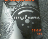 2002 2003 Honda CB900F 919 Service Shop Repair Manual OEM 61MCZ01 - $78.99