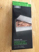 Wood Chip Smoker Box (Living Solutions) Stainless Steel New - £17.51 GBP