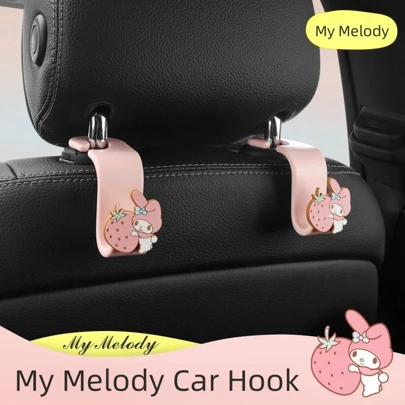 Kawaii Sanrio Cinnamoroll My Melody Car Hook Cartoon Universal Multifunction - £9.82 GBP