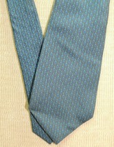 Lladro Spain Hecho a Mano Neck Tie/Necktie Silk Blue Seda Natural 58&quot;x3.5&quot; - £17.69 GBP