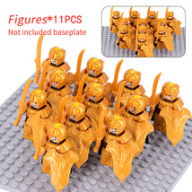 Medieval Dwarf Warrior Elves Knights lotr Figures Building Blocks Toys #40 - £17.62 GBP