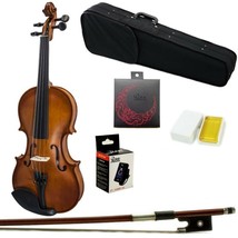 Paititi 1/10 Size Student Beginner Violin w Black Case, Rosin + Digital Tuner - £48.10 GBP