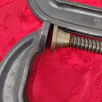 2X Brink & Cotton No. 146-6 Or 4406 6" C-Clamp Iron Made in USA  Item image 4