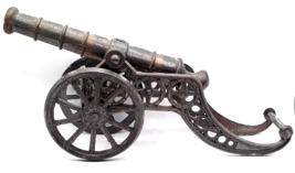 Cast Metal Ornamental Signal Cannon Replica 13&quot;X6 1/2&quot;X 3 3/8&quot; - £373.74 GBP