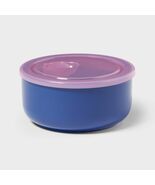 Room Essentials 2pc Food Storage Bowl Set 23oz Vented Lid Blue Pink - $203.26 MXN